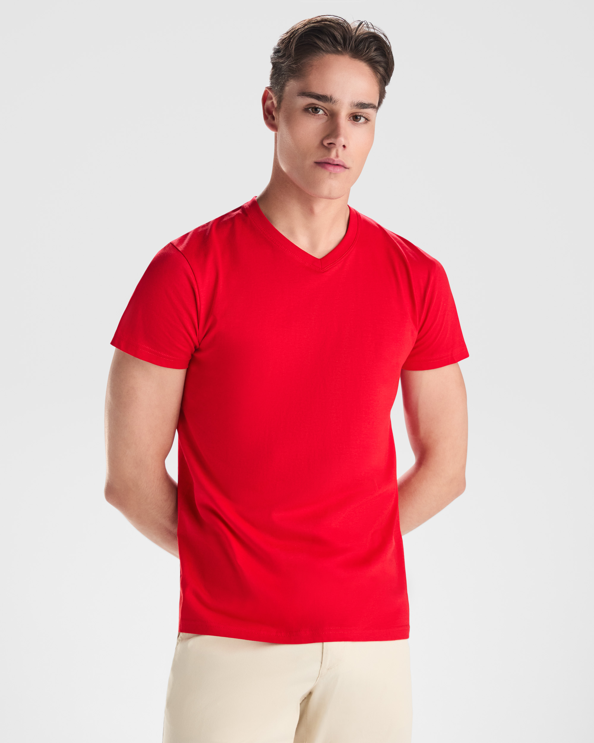 T-shirt col V classique