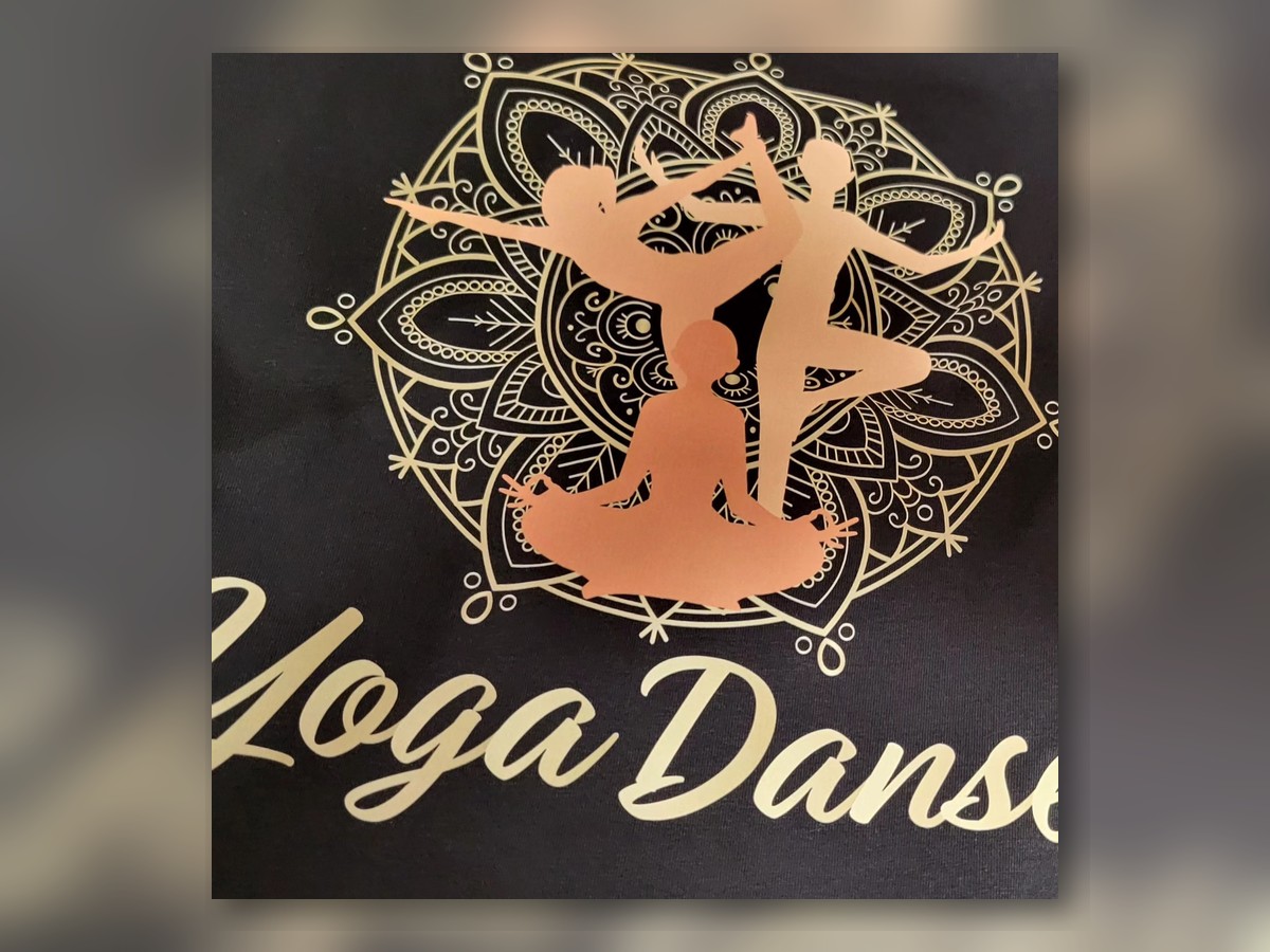 Impression textile yoga